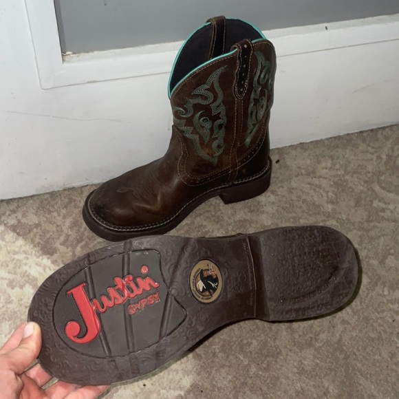 Justin Cowgirl boots - Picture 3 of 3